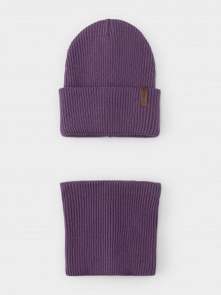 Комплект вязаный для девочки, артикул: КВ 22019, цвет: светло-розовый - 2 фото