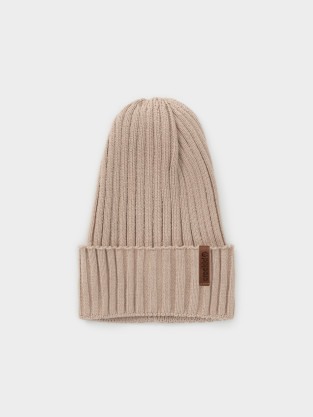 Шапка для девочки, артикул: КВ 20447, цвет: бежевый - 2 фото