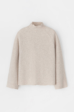 Джемперы женские для мам, артикул: ЕВ 30179/ш, цвет: бежевый - 2 фото