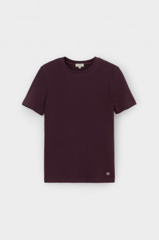 Футболки женские для мам, артикул: ЕВТ 3293, цвет: бордовый - 2 фото