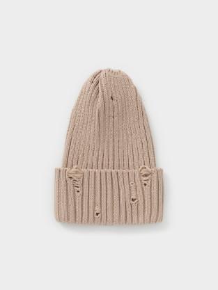 Шапка для девочки, артикул: КВ 20445, цвет: бежевый - 2 фото