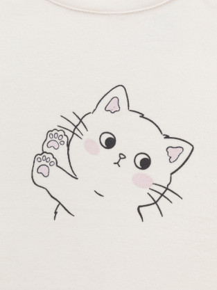 Лонгсливы для девочки, артикул: КР 302825, цвет: светло-розовый - 2 фото