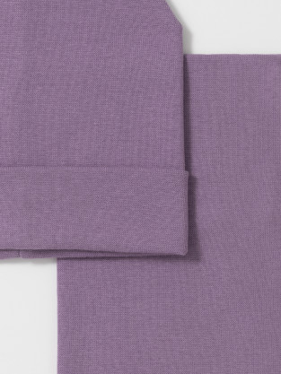 Шапка для девочки, артикул: К 8191, цвет: фиолетовый - 2 фото