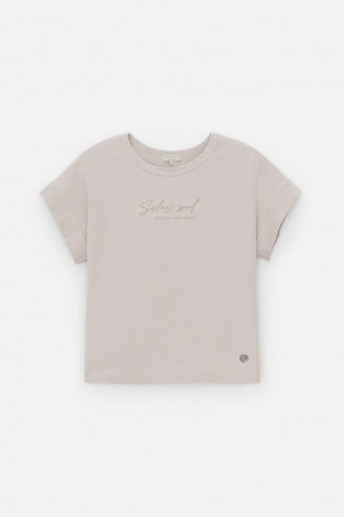 Футболки женские для мам, артикул: ЕВТ 3305, цвет: бежевый - 2 фото