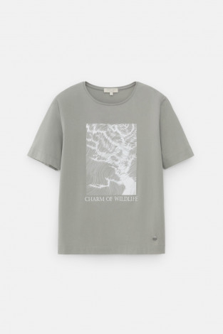 Футболки женские для мам, артикул: ЕВТ 3289, цвет: зеленый - 2 фото