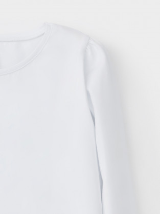 Лонгсливы для девочки, артикул: КР 302619, цвет: белый - 2 фото